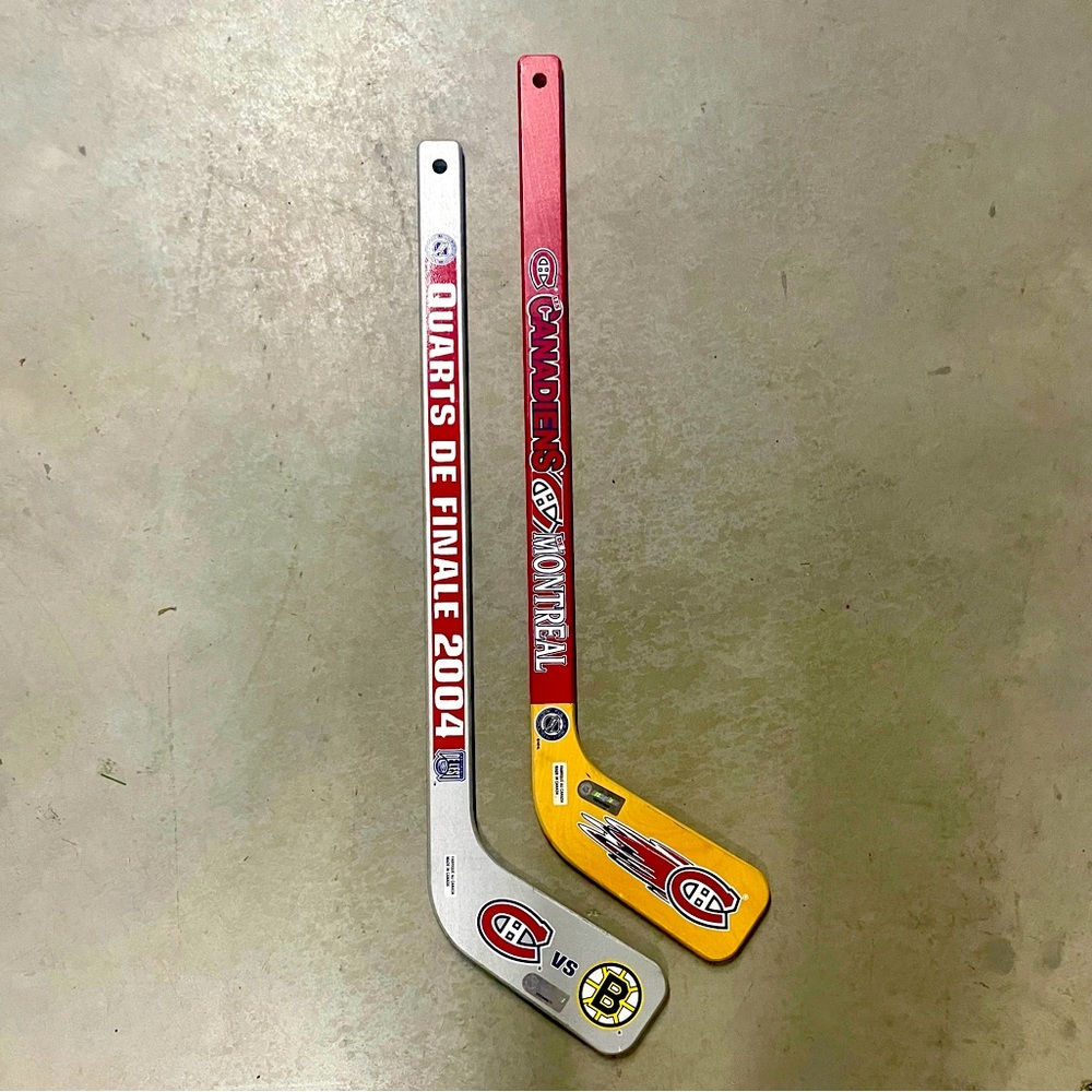 Montreal Canadiens Mini Hockey Sticks